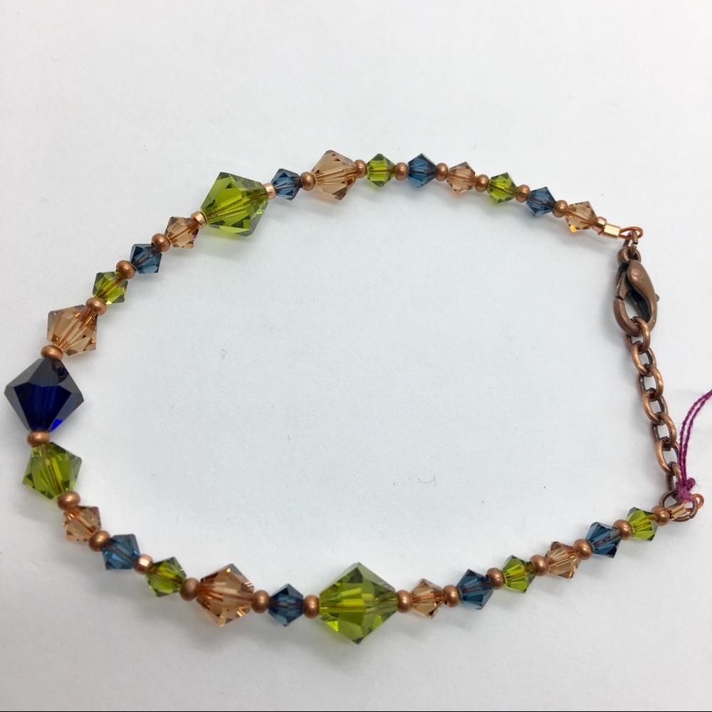 Handmade Swarovski crystal necklace
